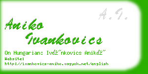 aniko ivankovics business card